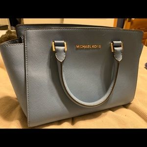 Michael Kors light blue purse